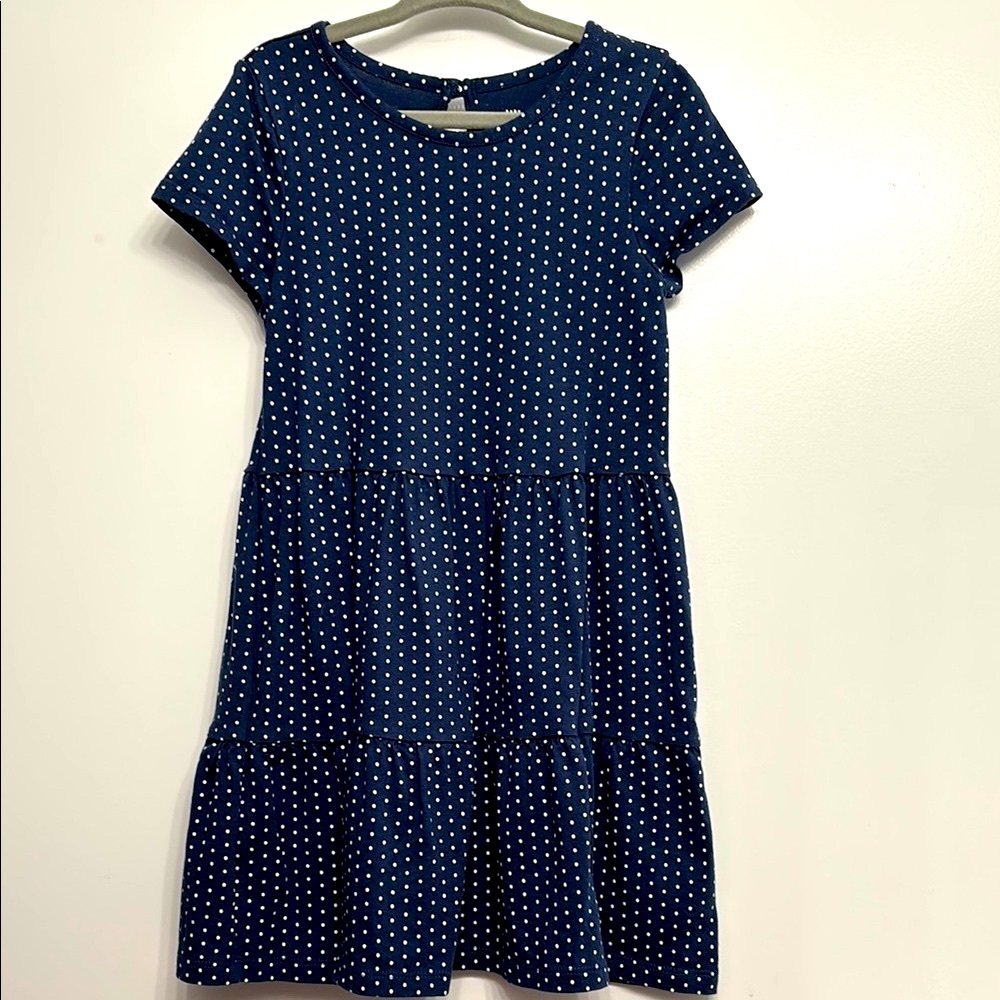 GAP - Navy Polka Dot Kids Dress